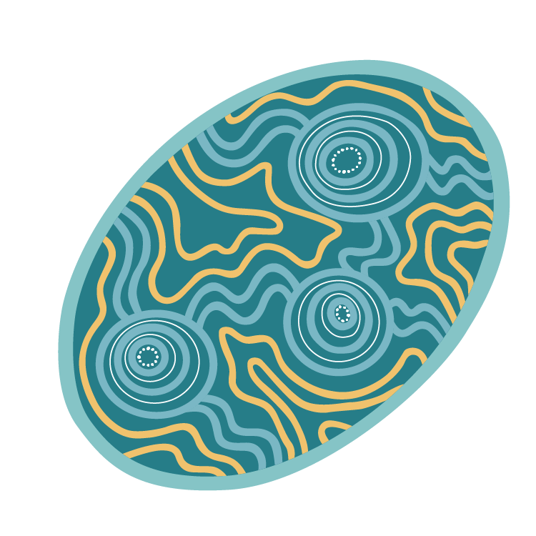 Colourful Aboriginal illustration
