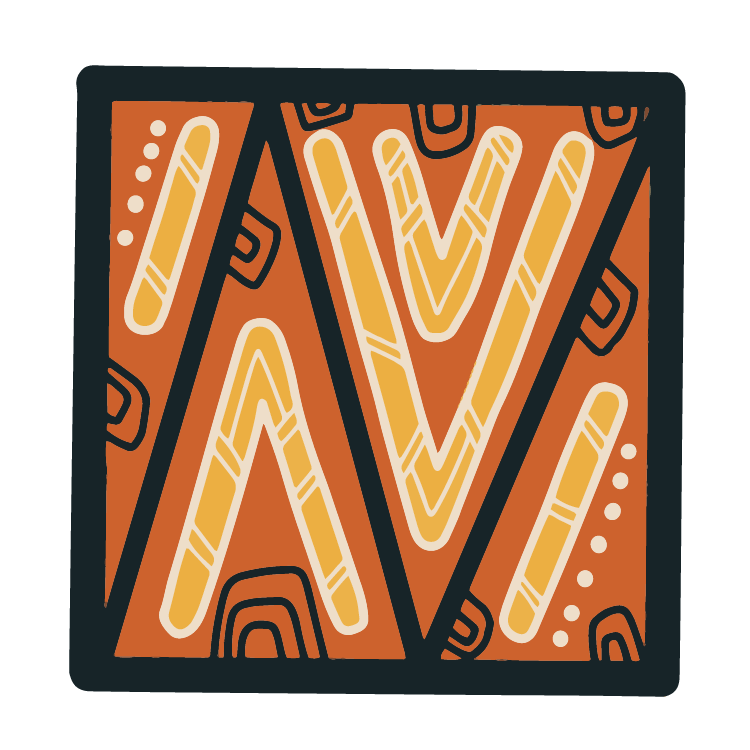 Colourful Aboriginal illustration