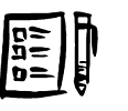 Paper with checklist and a pen