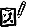 Notepad and pencil icon