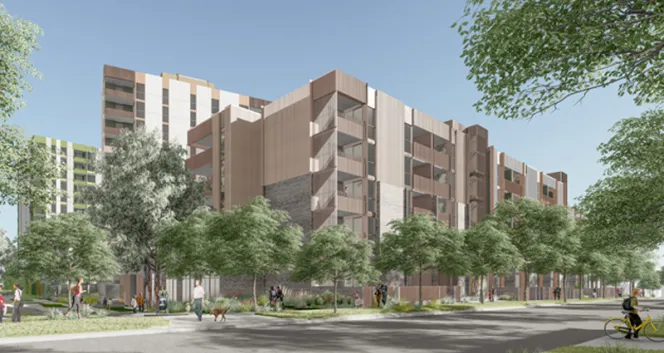New social housing in South Yarra