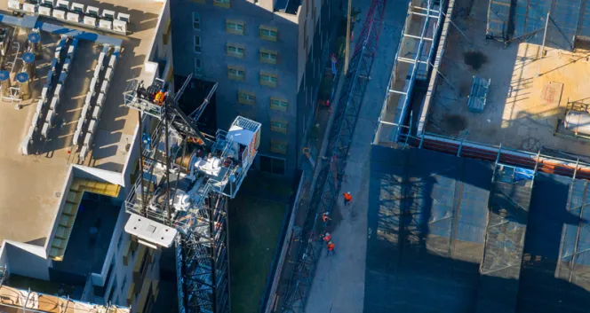 Cranes in Carlton: Deconstruction underway 
