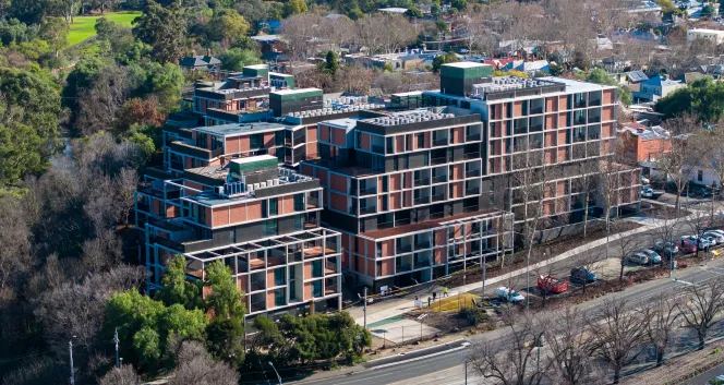 Residents are welcomed home at Walker Street, Northcote