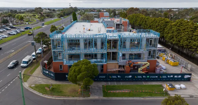 Major milestone reached on new social housing in Geelong