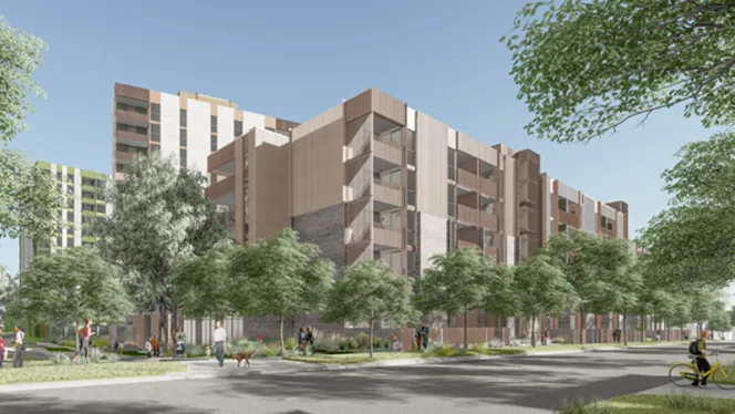 New social housing in South Yarra 