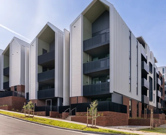Image of new homes from Patterson Reserve 
