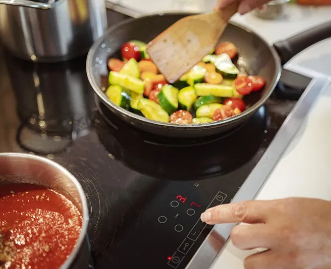 Image of cook top used for cooking food
