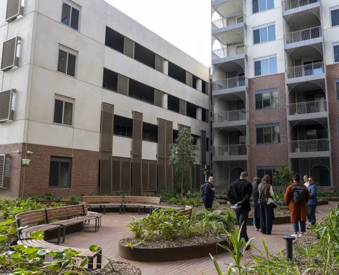 Team onsite at the Elisabeth Street Richmond building for a site visit  