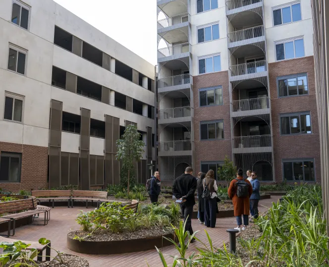 Team onsite at the Elisabeth Street Richmond building for a site visit  