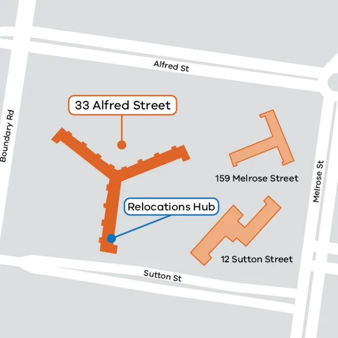 Image of Flemington North Melbourne indicating Relocation hub