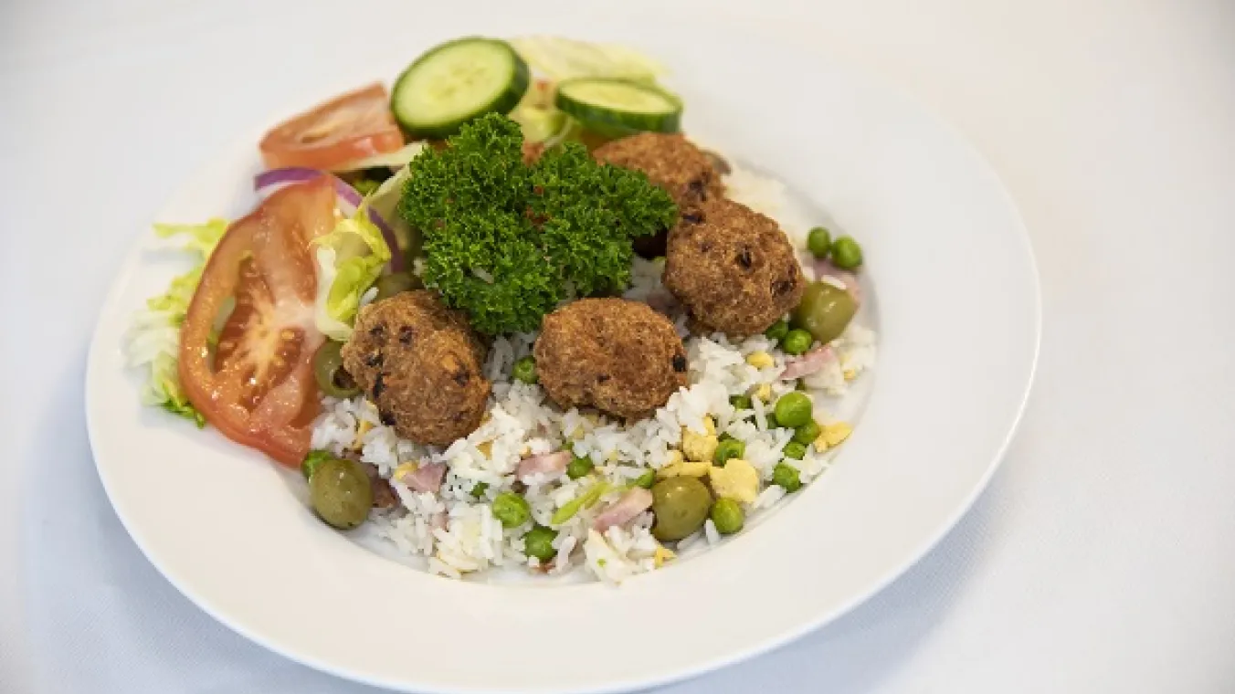 Ana's Timorese fried rice and pork meatballs recipe