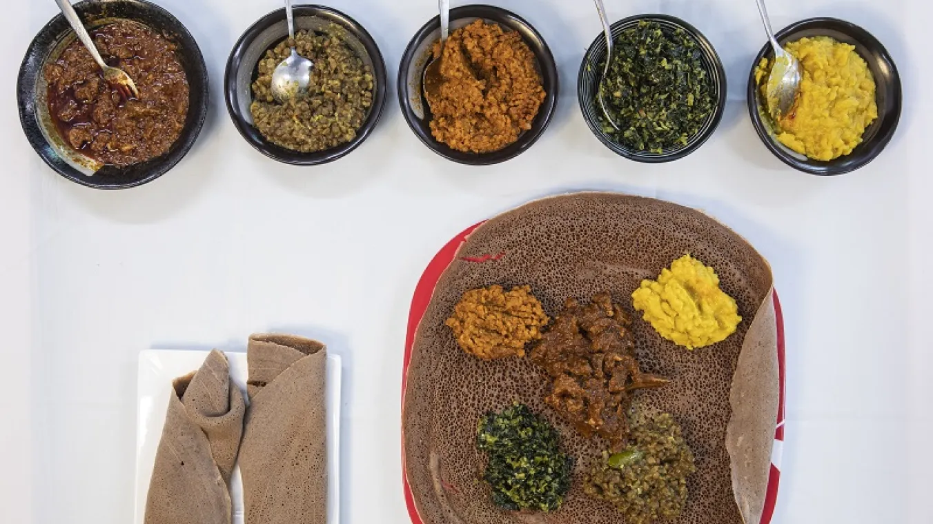 Helena's Green lentils and lamb curry recipe