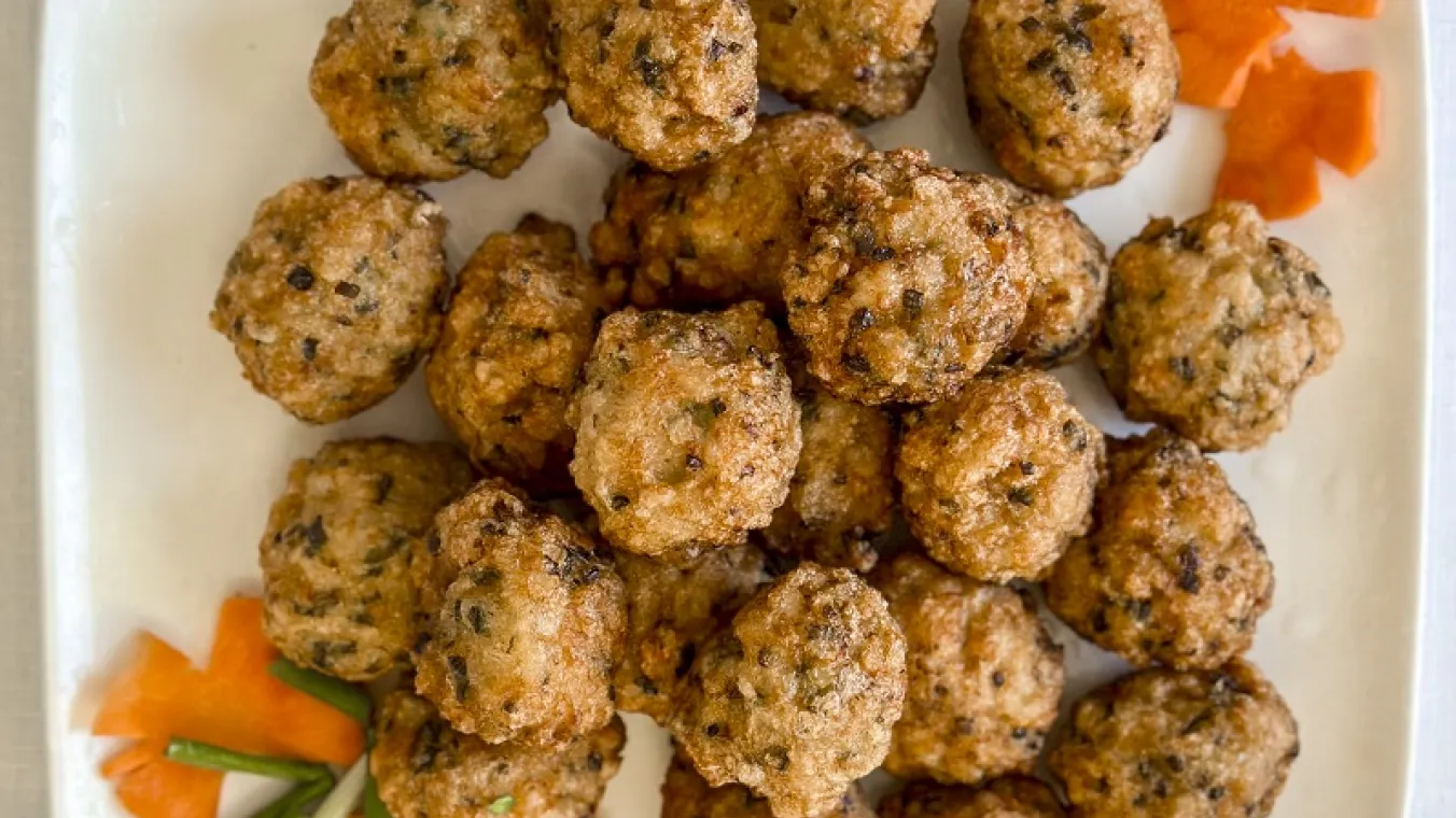 Image of Peter's Snowball and Golden prawn balls recipe