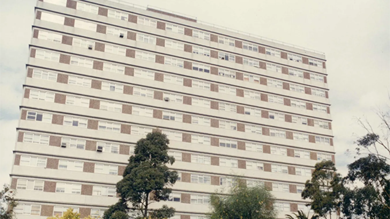 Image of large-scale public housing projects across Melbourne 