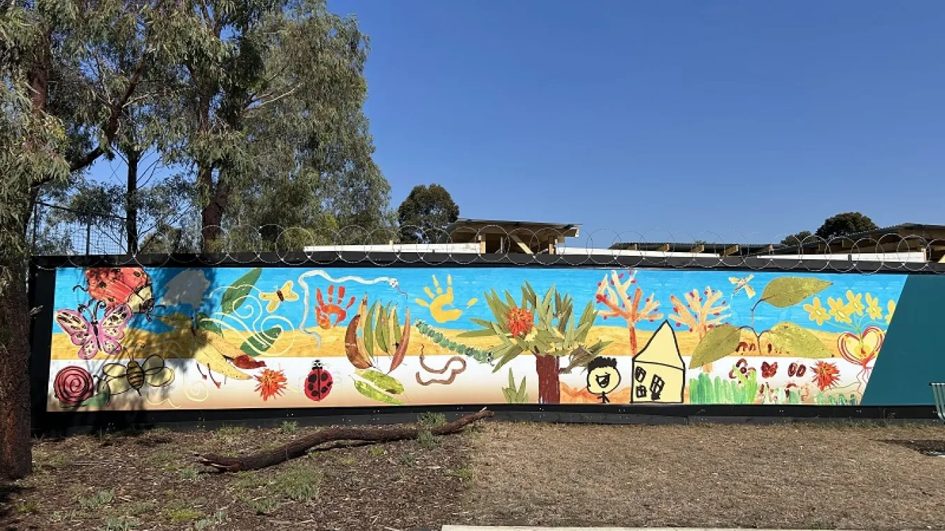 Image of Banksia Gardens Arts on the fencing