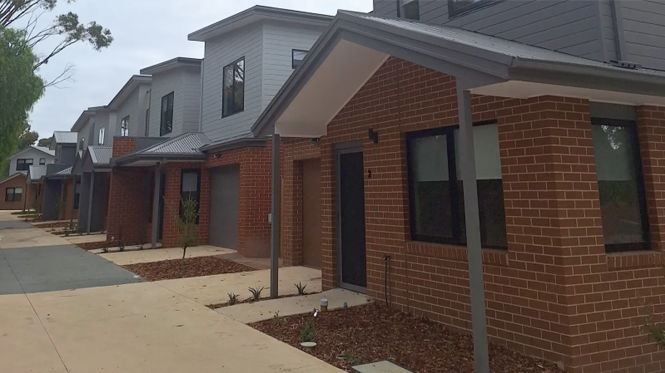 Image of public housing projects across Melbourne 