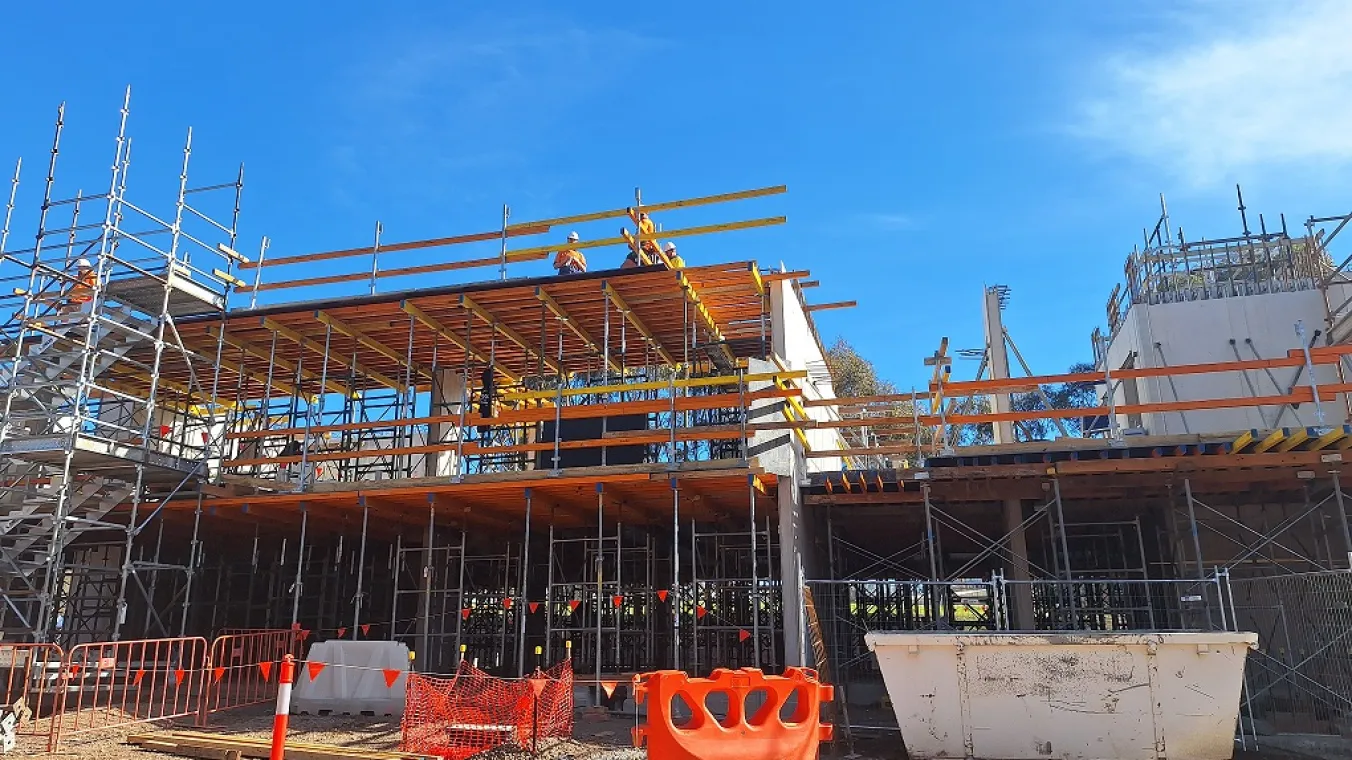 Image of New social homes construction happening in Kennington
