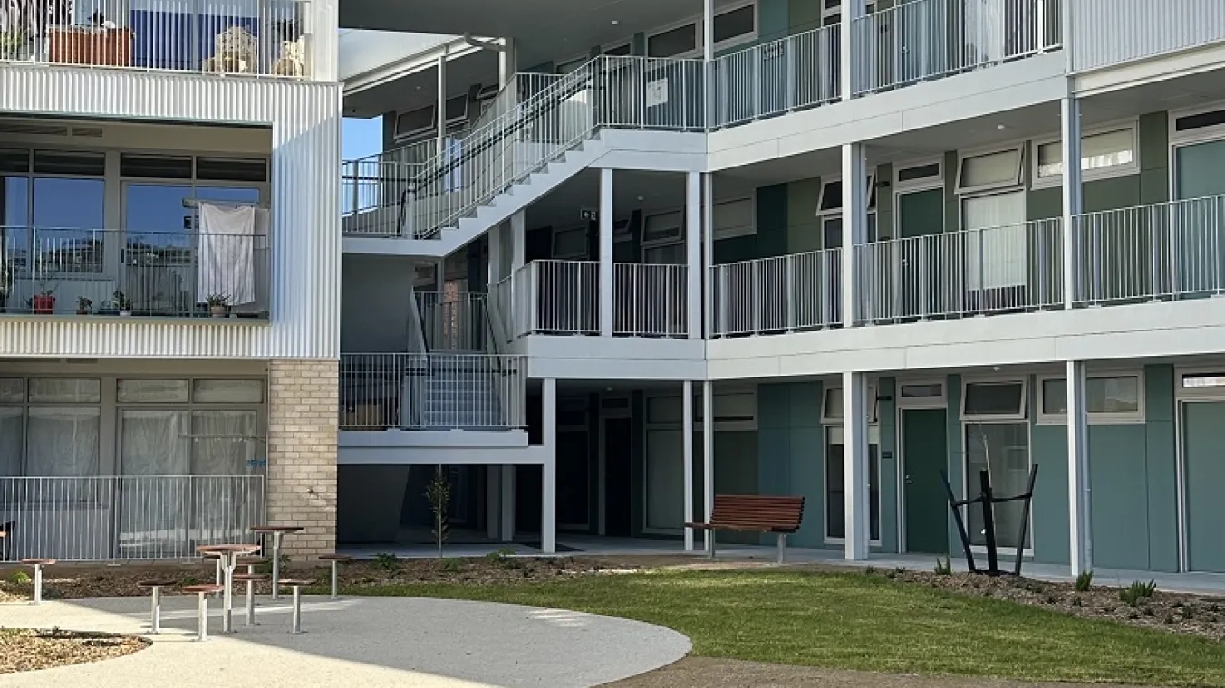 Image of apartment at Summerhill Village with ample outdoor space 
