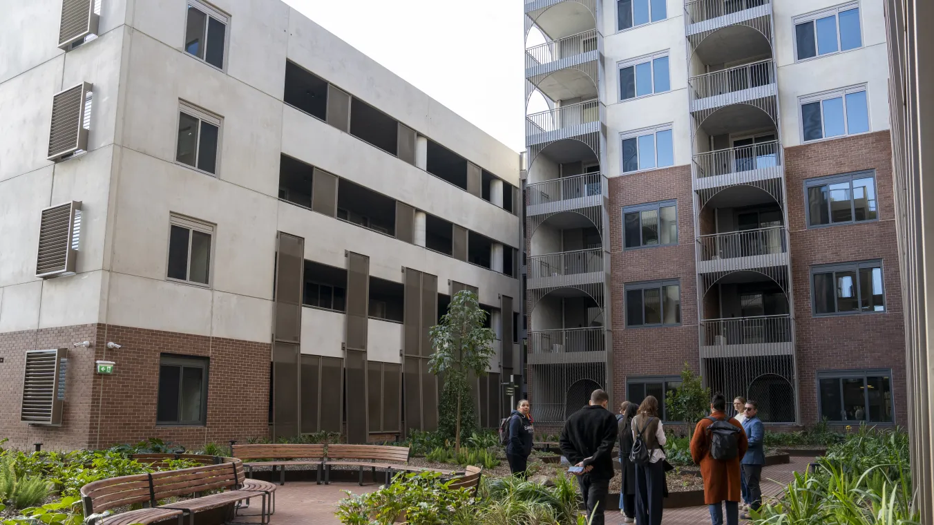 Team onsite at the Elisabeth Street Richmond building for a site visit  