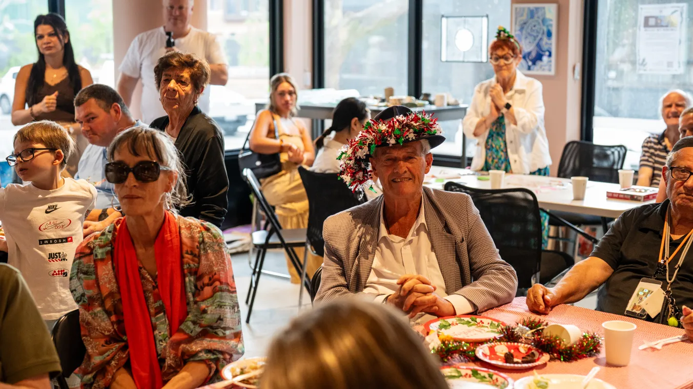 Image of Prahan GLM 1 community members enjoying end of year celebration