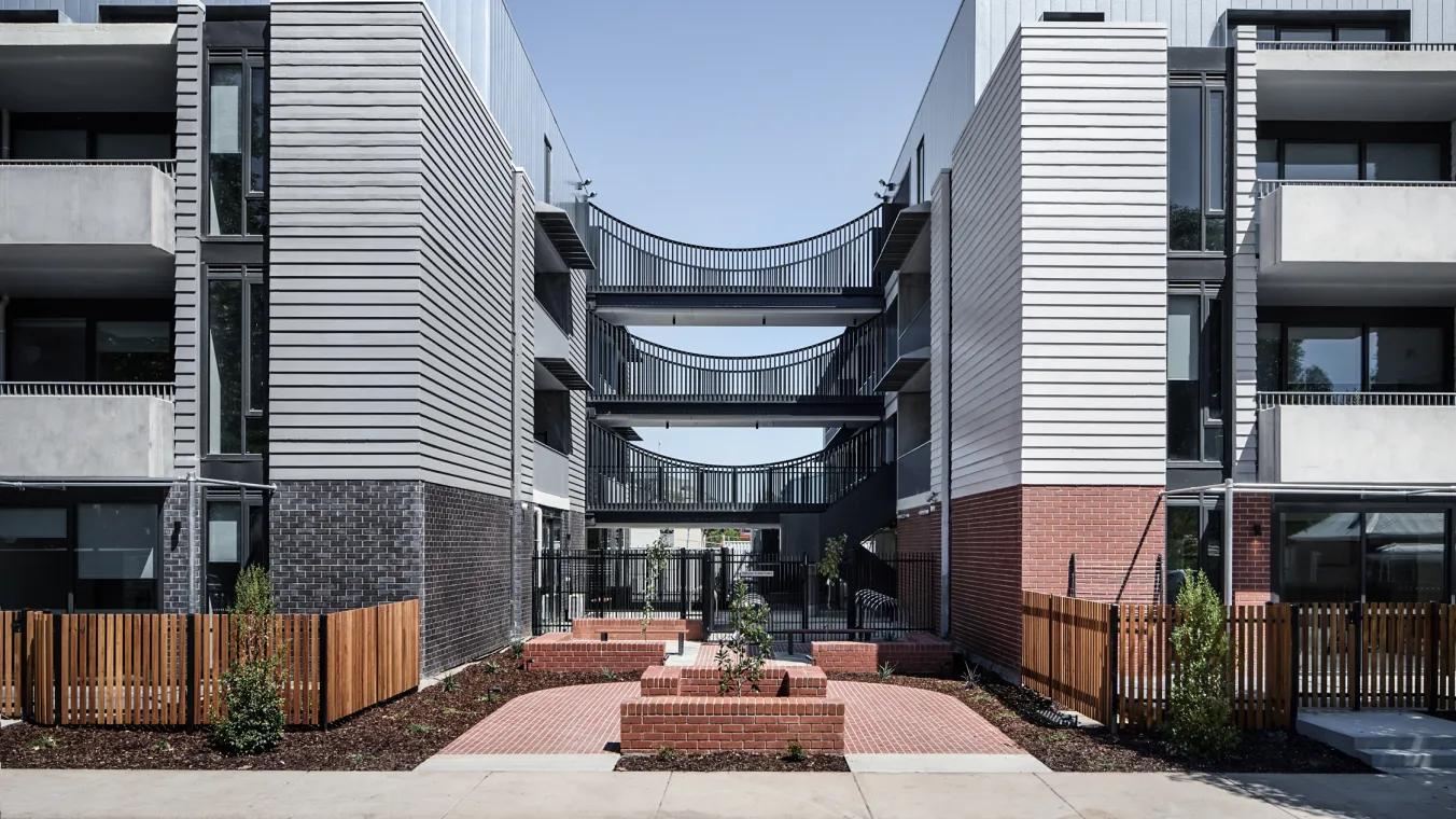 of Uniting Housing Vic's Wangaratta development one